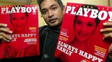 Former editor of Indonesia Playboy faces jail time, stays in hiding